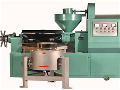 máquina prensadora de aceite de palma (extracción de aceite)